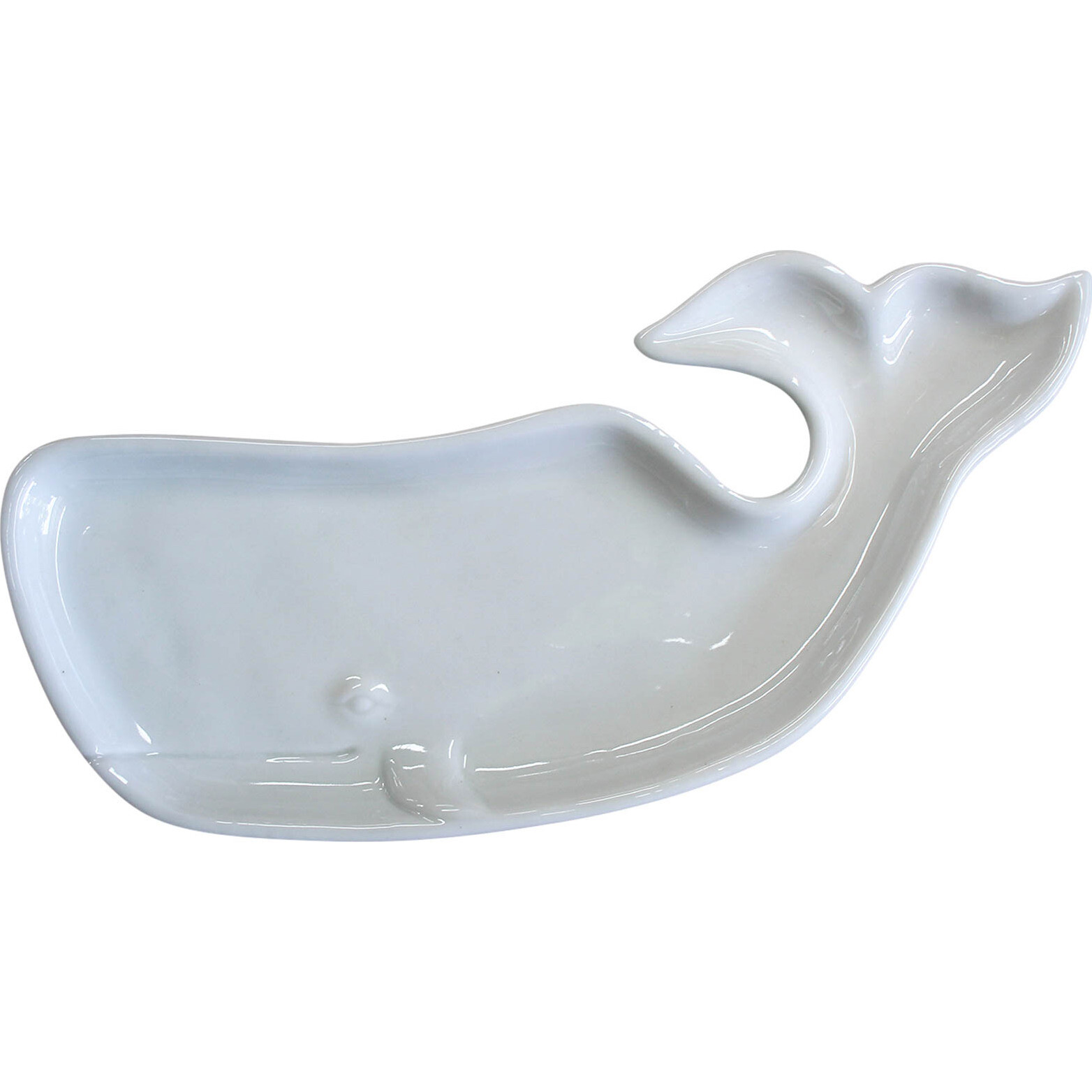 Whale Plate White