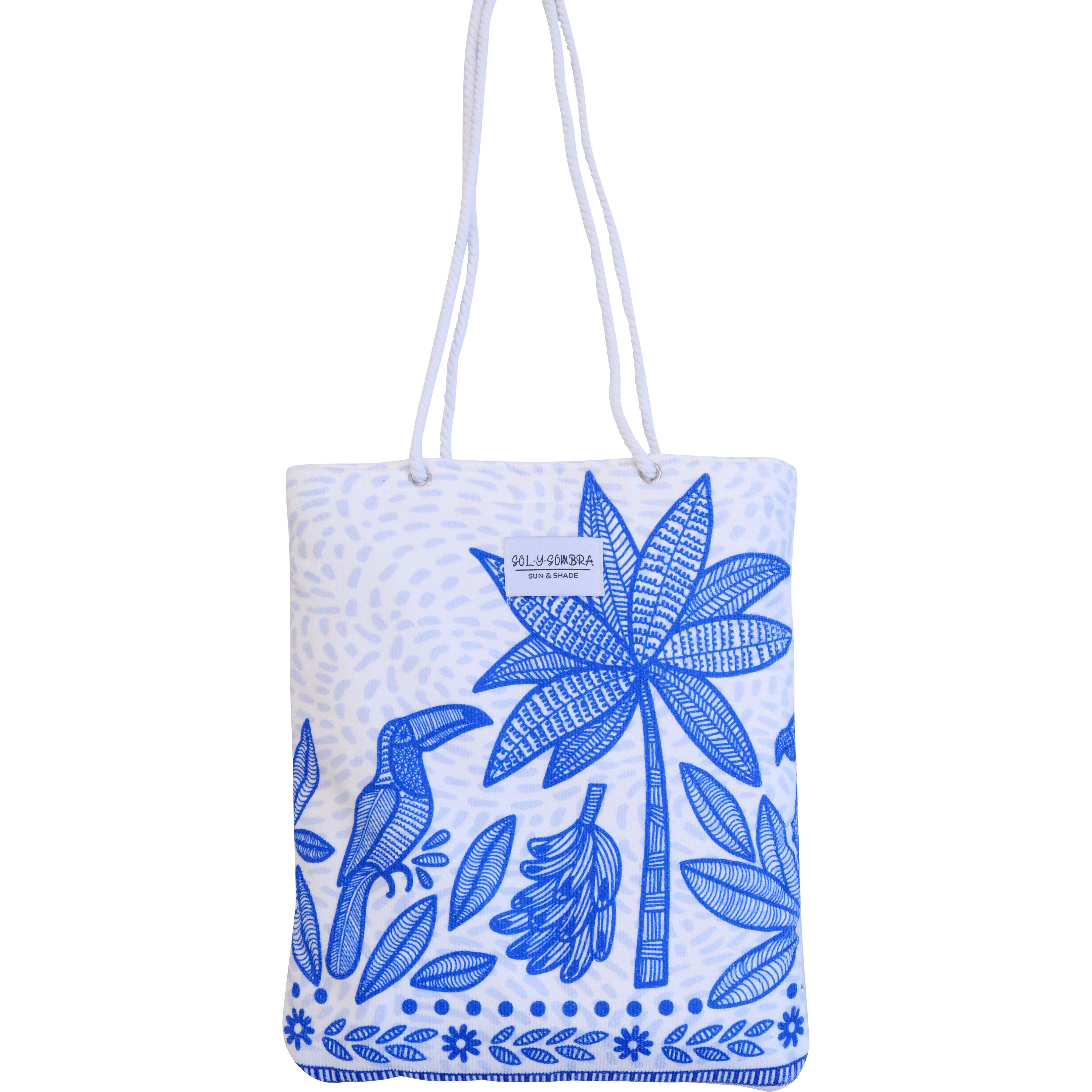 Beach Towel in Bag Tropicana