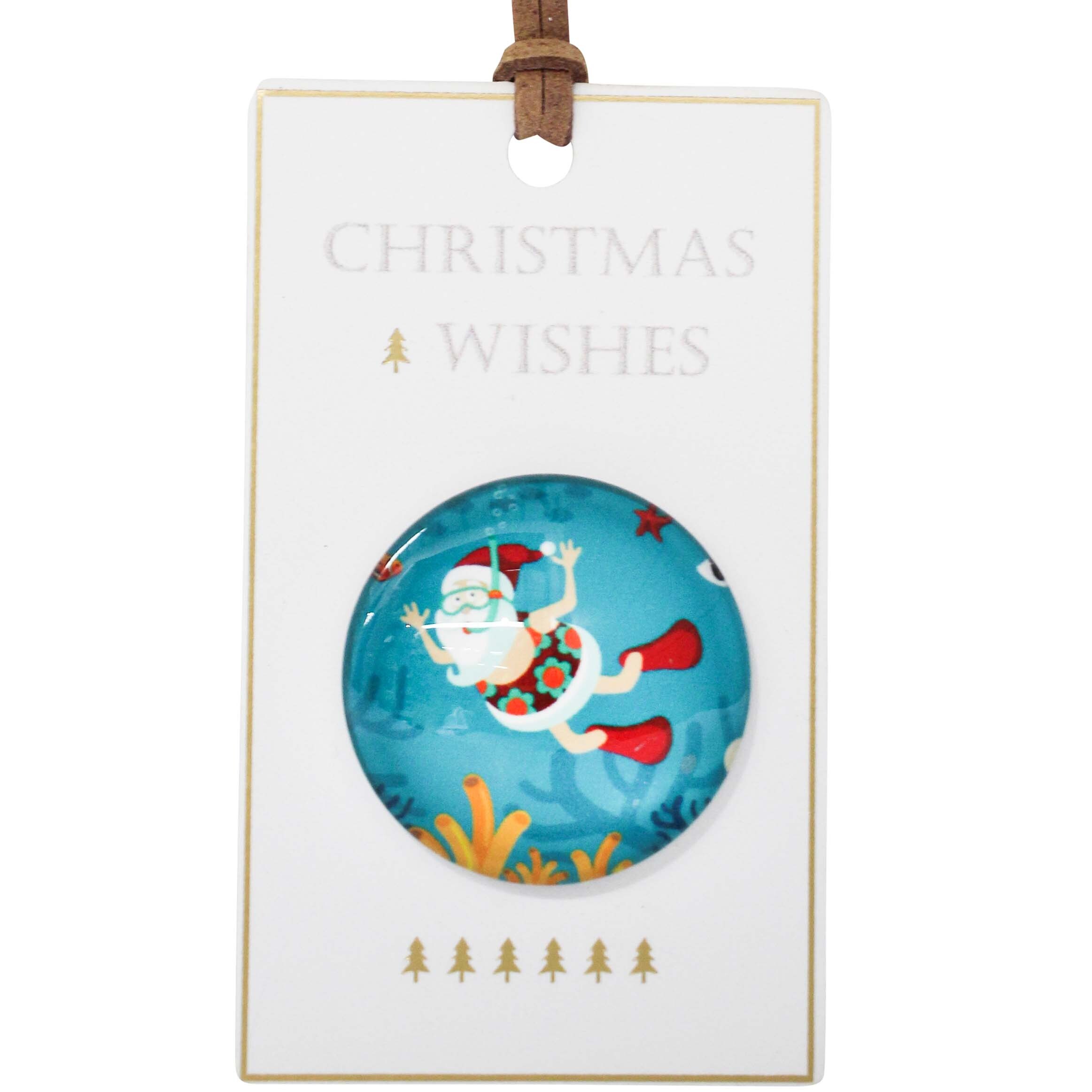 Gift Magnet Santa Diving