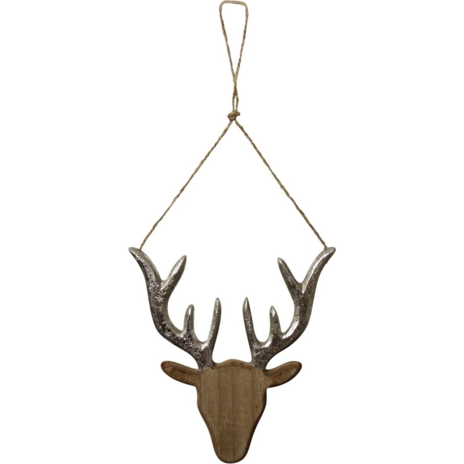 Deer Head Hanger Silver