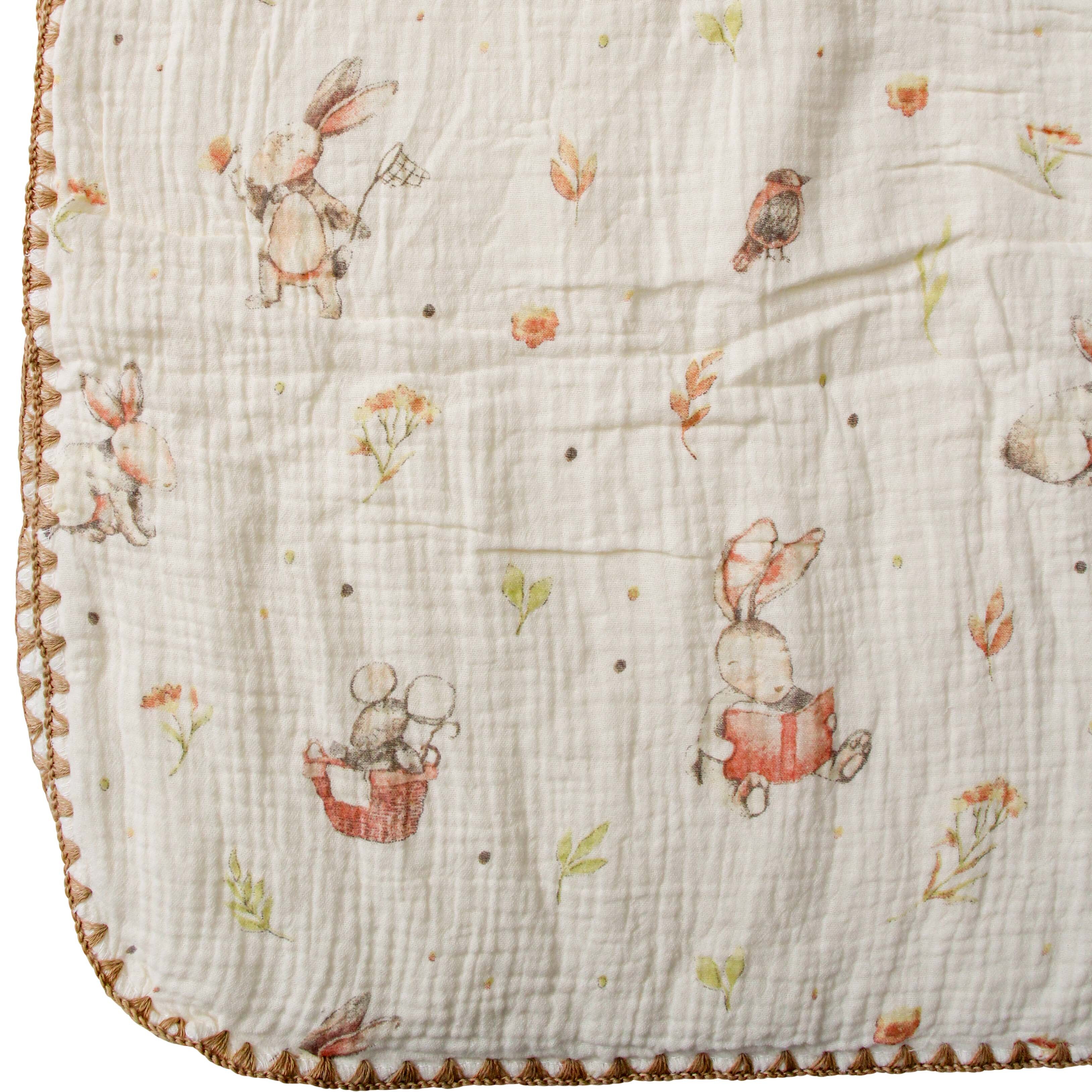 Cot Blanket Bunny Stories