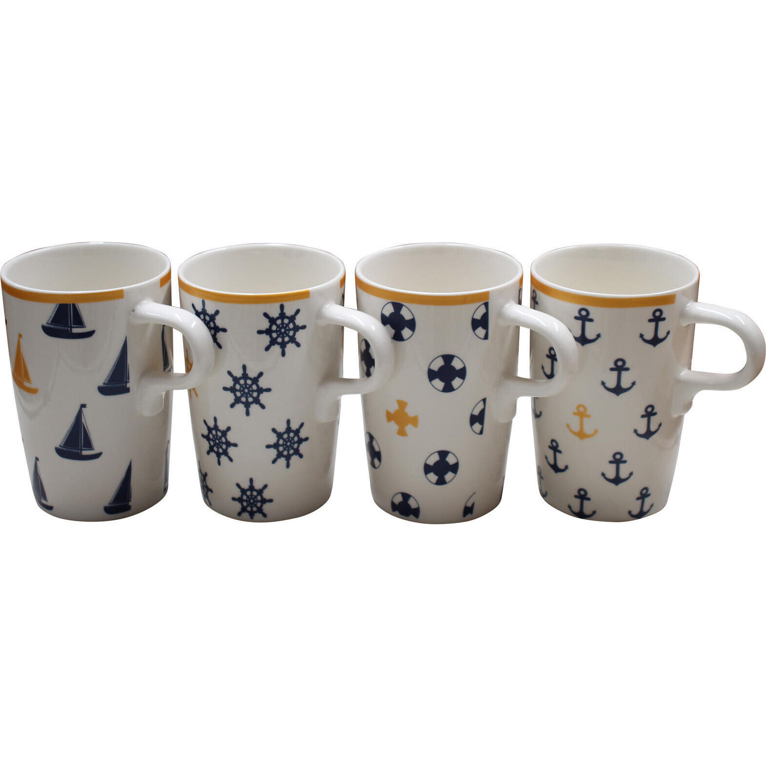 Mugs Navy Nautical Asstd