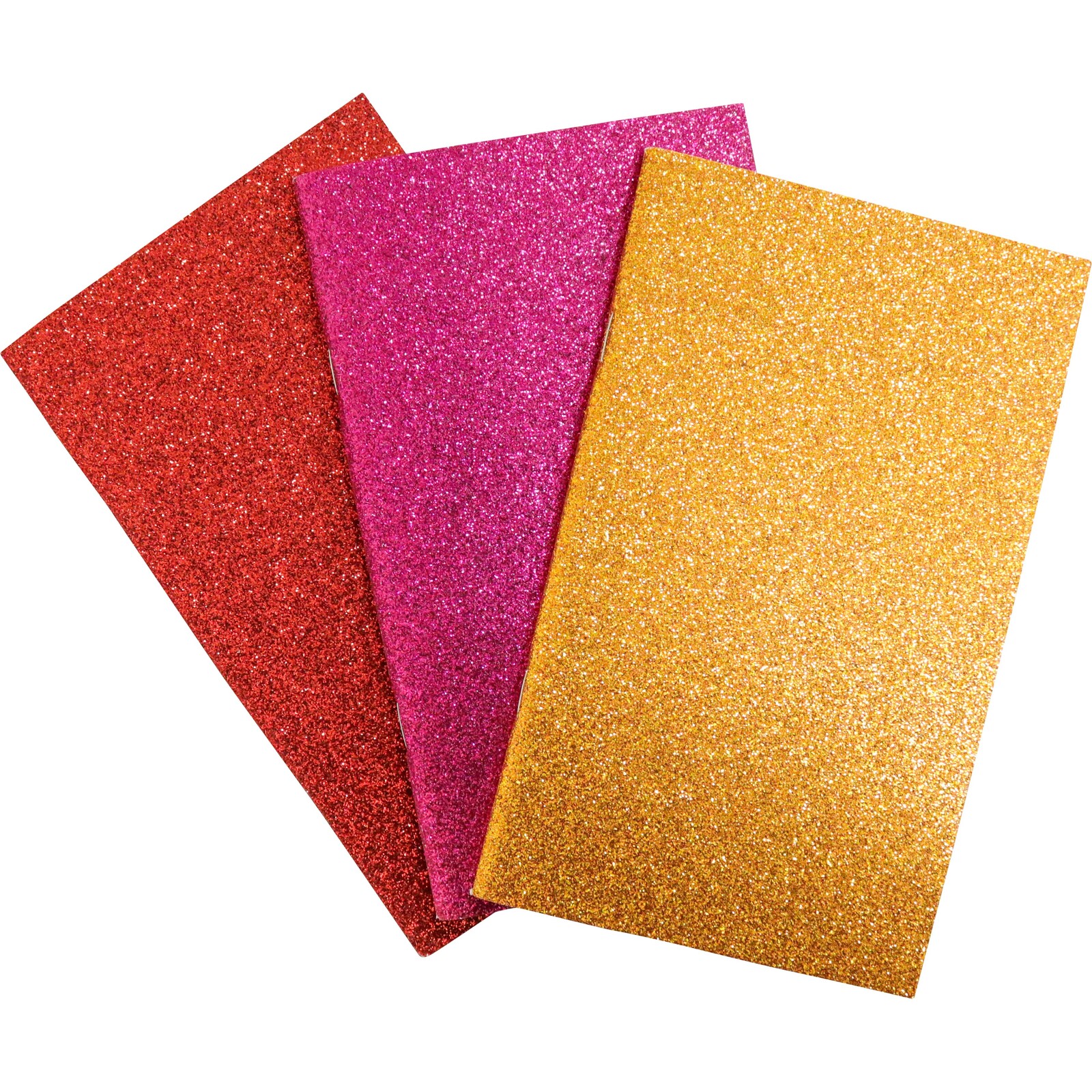 Notebooks S/3 Glitter Candy