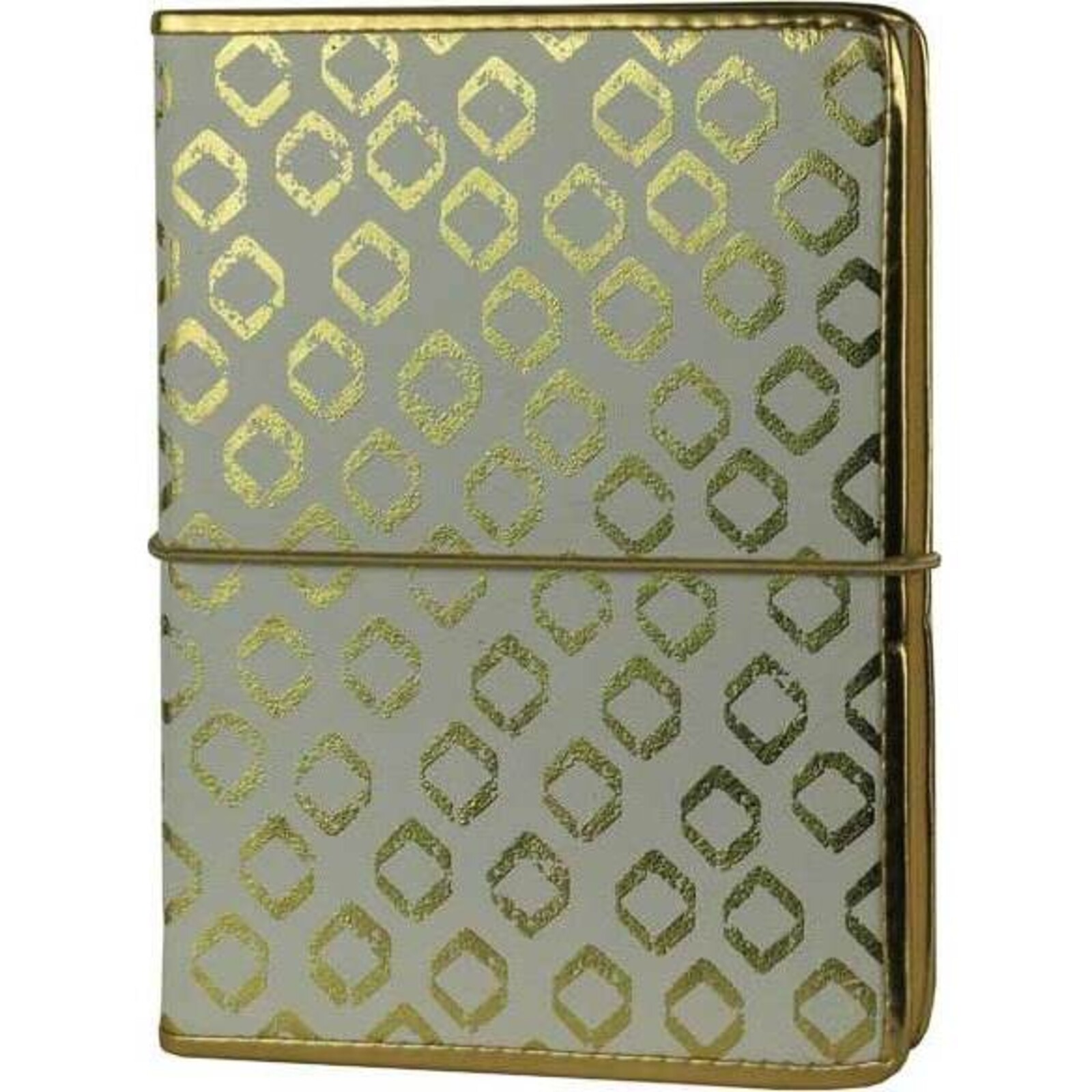 Leather Notebook Gold Diamond Large