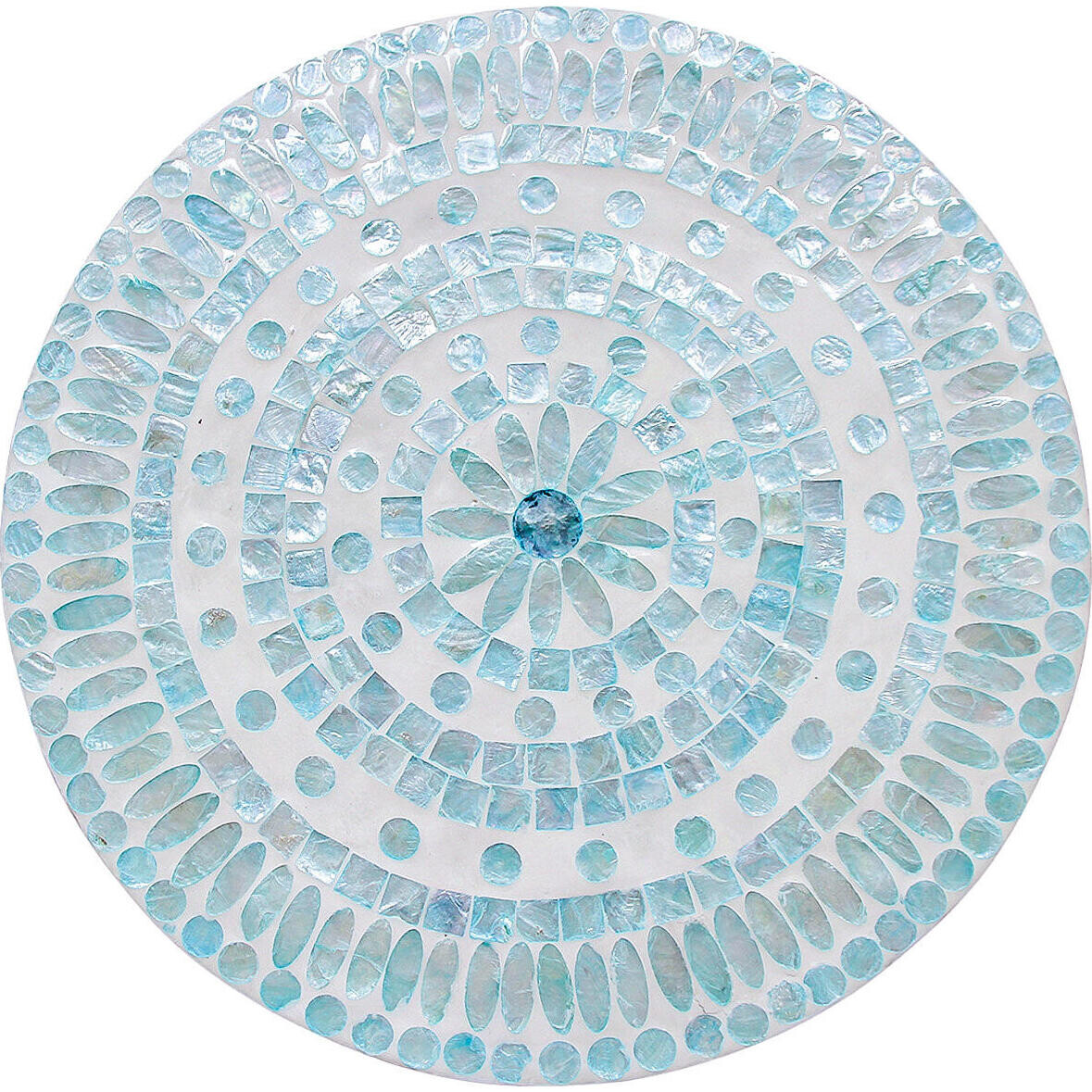 Wall Decor Circle Soft Blue Small