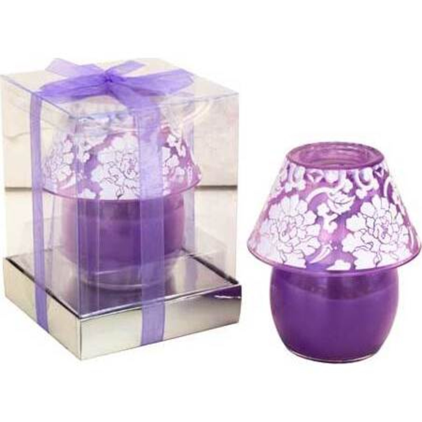 Candle Lamp Mini Peony Lavender