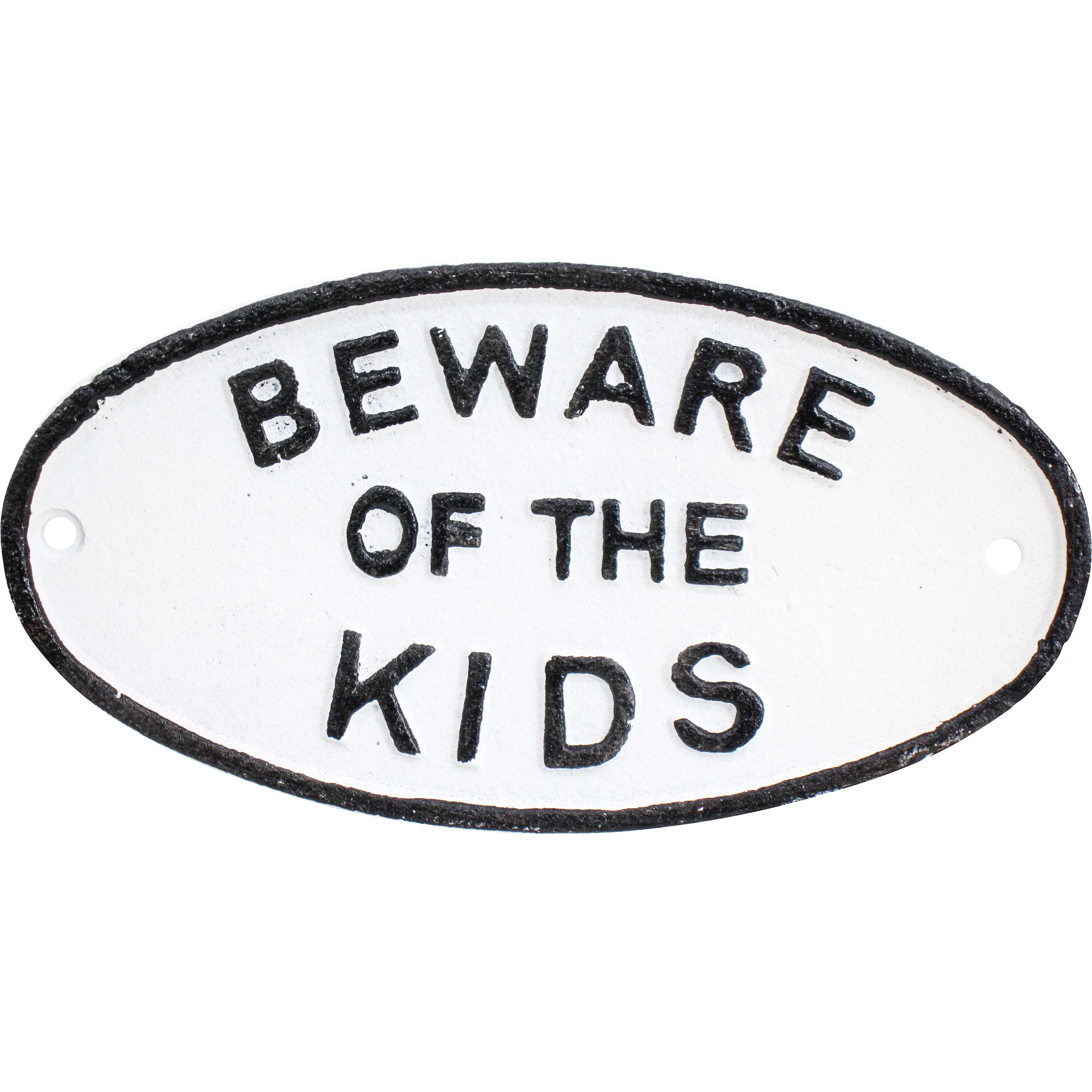 Sign Beware Kids