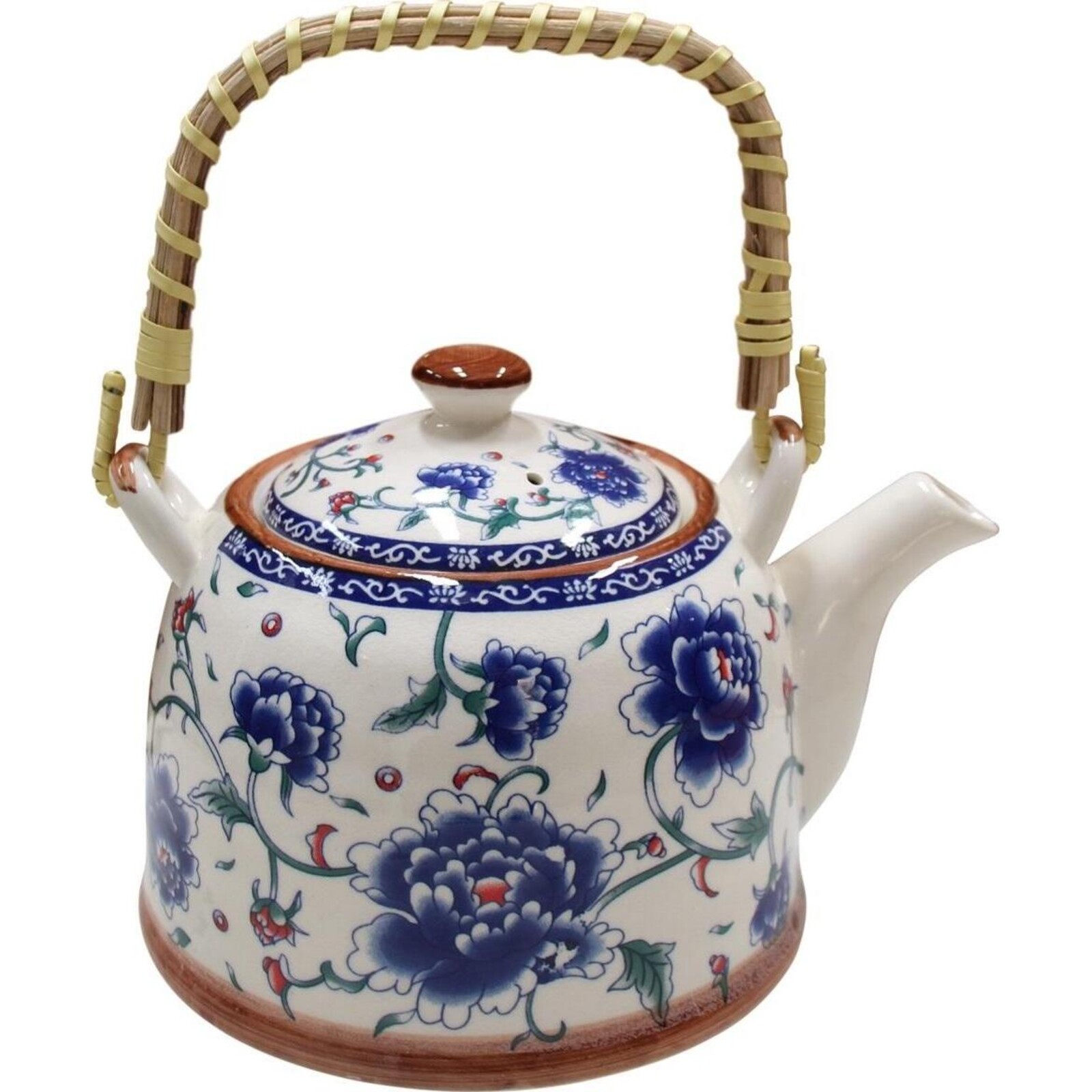 Teapot Blue Flowers