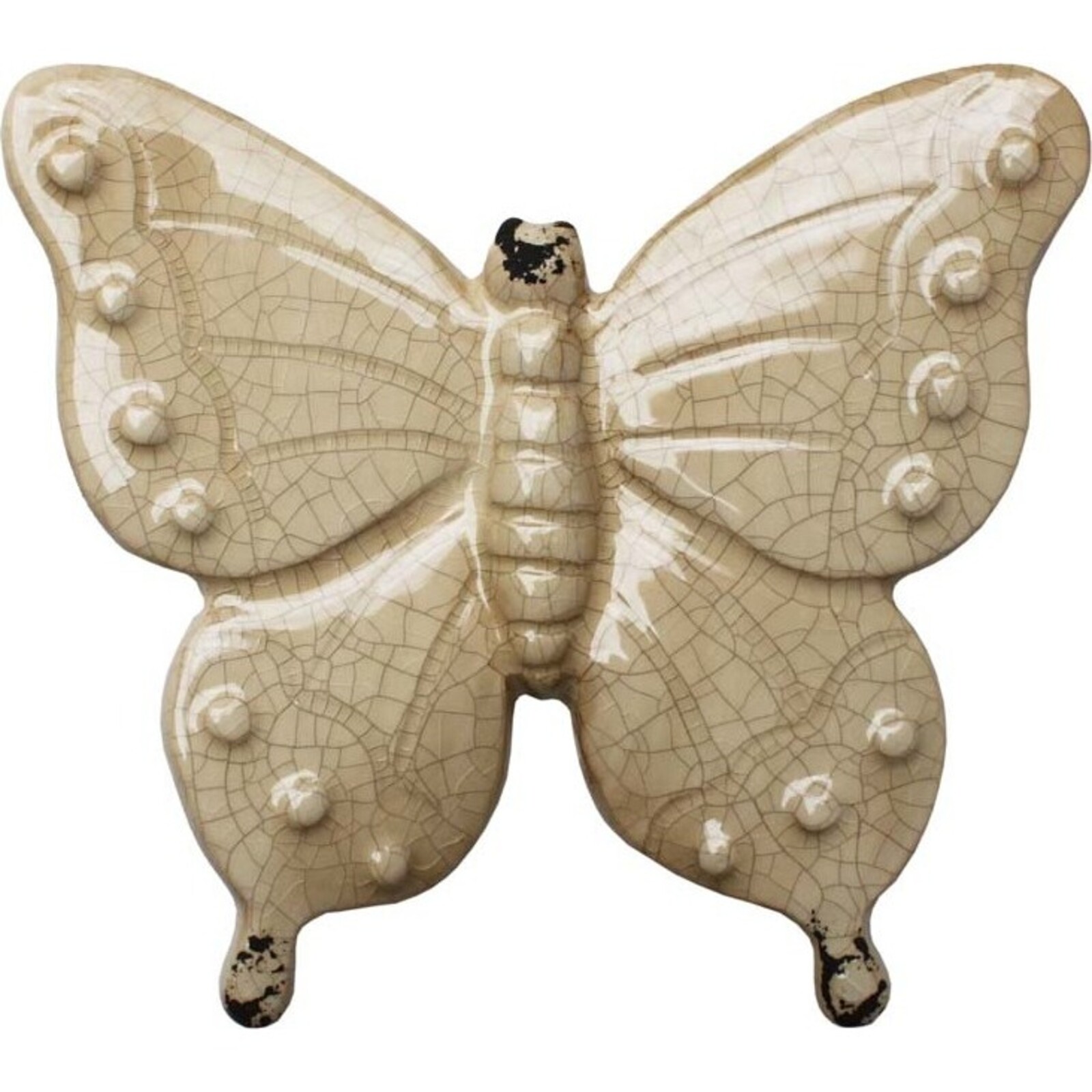 Ceramic Butterfly - Cream