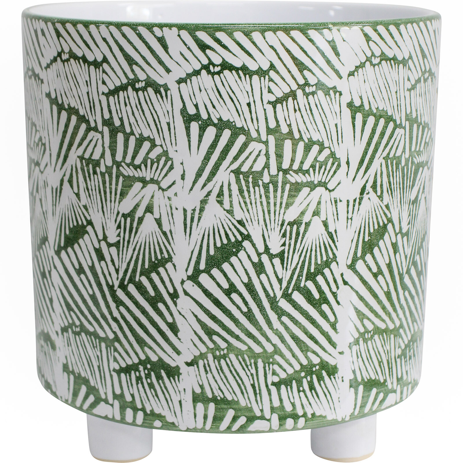 Planter Abstract Leaf Forest XL