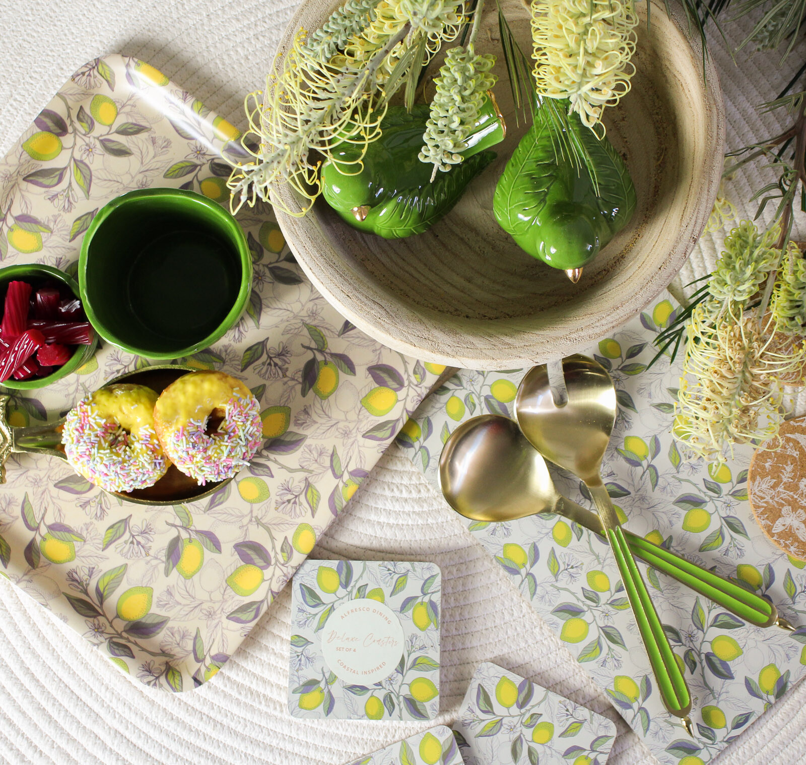 Tray Square Citron/Lemons