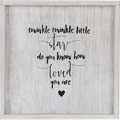 Framed Sign Twinkle Twinkle