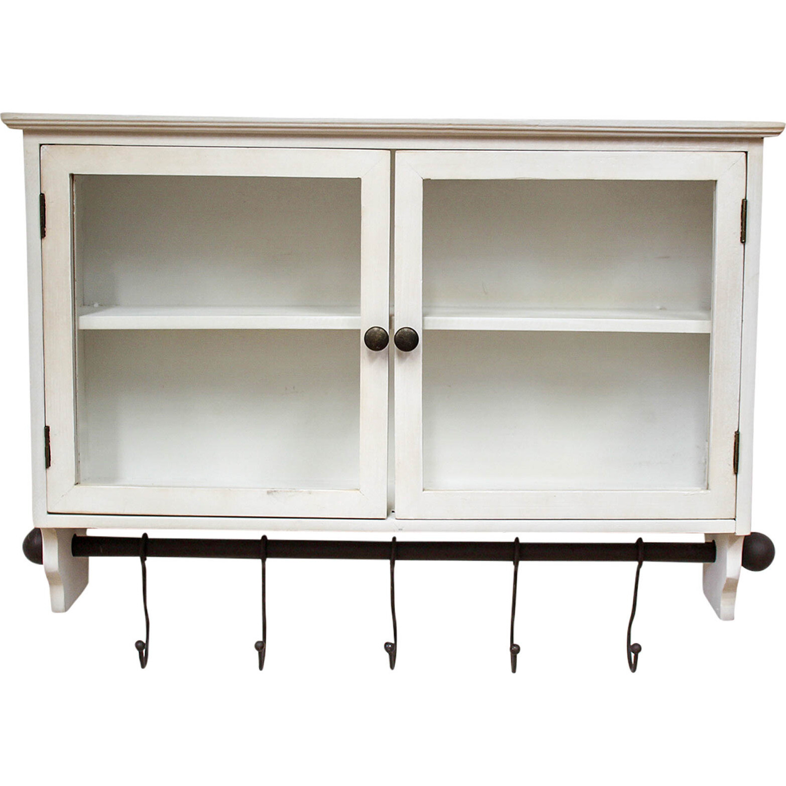 Wall cabinet with Hooks