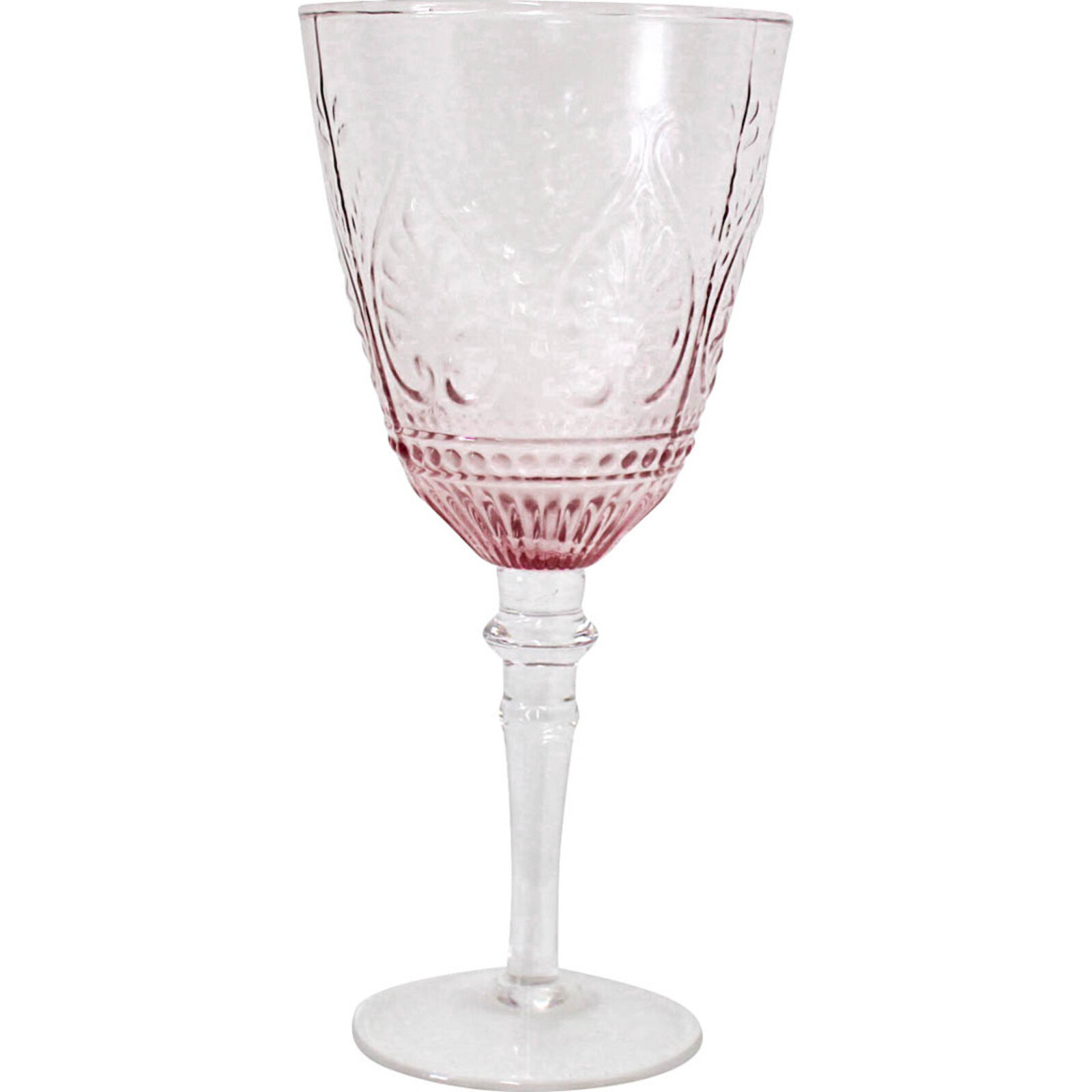 Wine Glass Carribean Pink