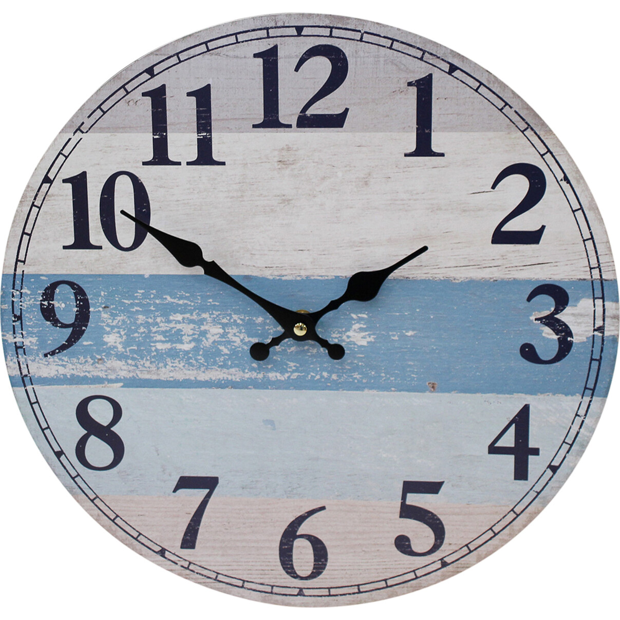 Clock Mist Stripe 34cm