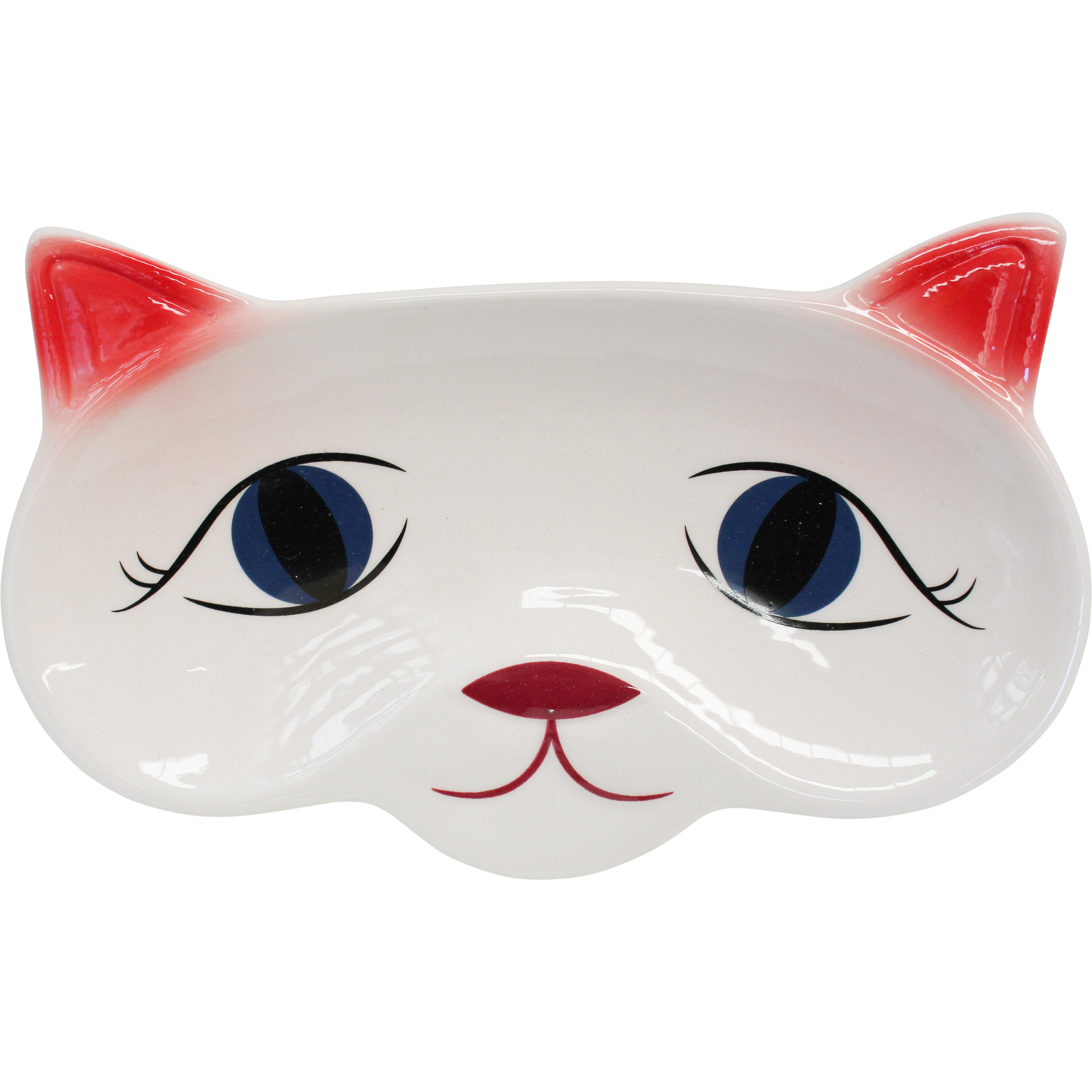 Cat Trinket/Soap/Glasses Dish Face