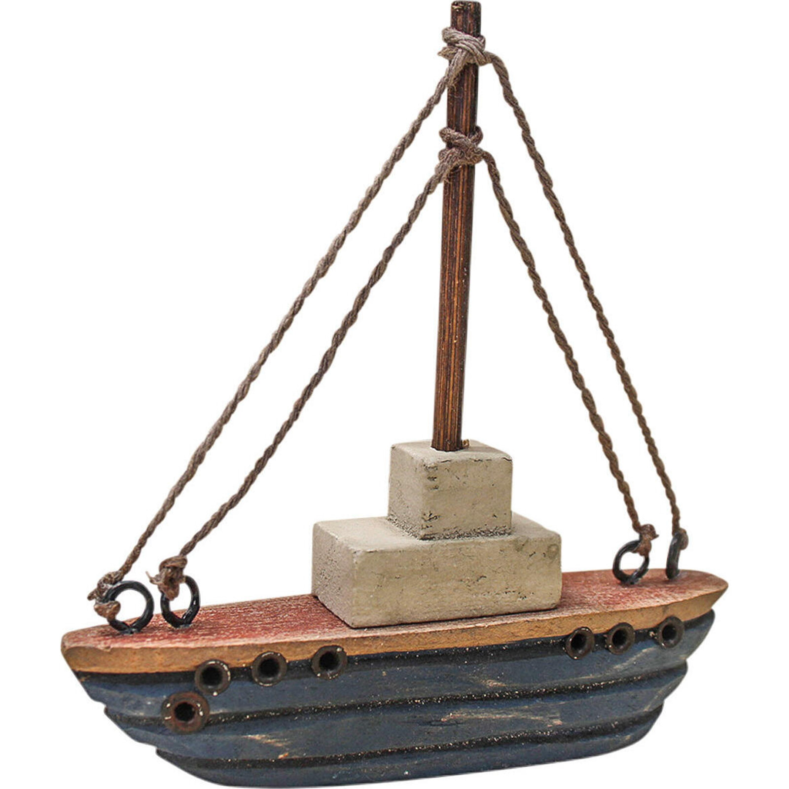 Boat Rustic Mini Navy