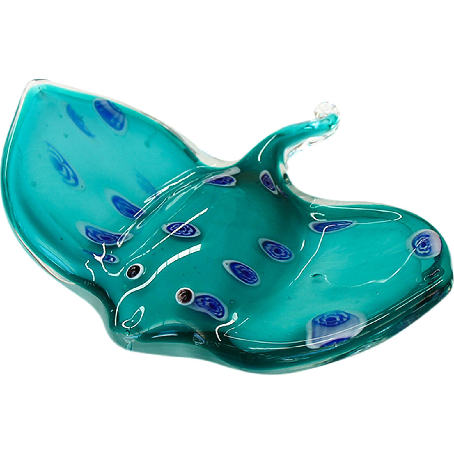 Paperweight Stingray Aqua