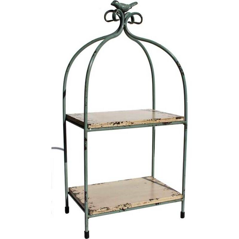 2 Tier Shelf  Bird Blu