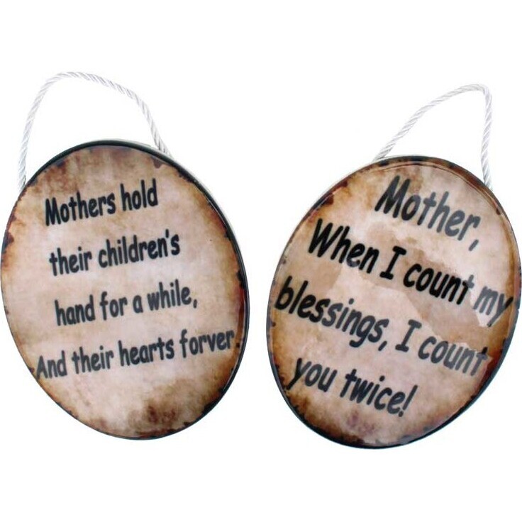 Hanging Oval - Mother - set 2