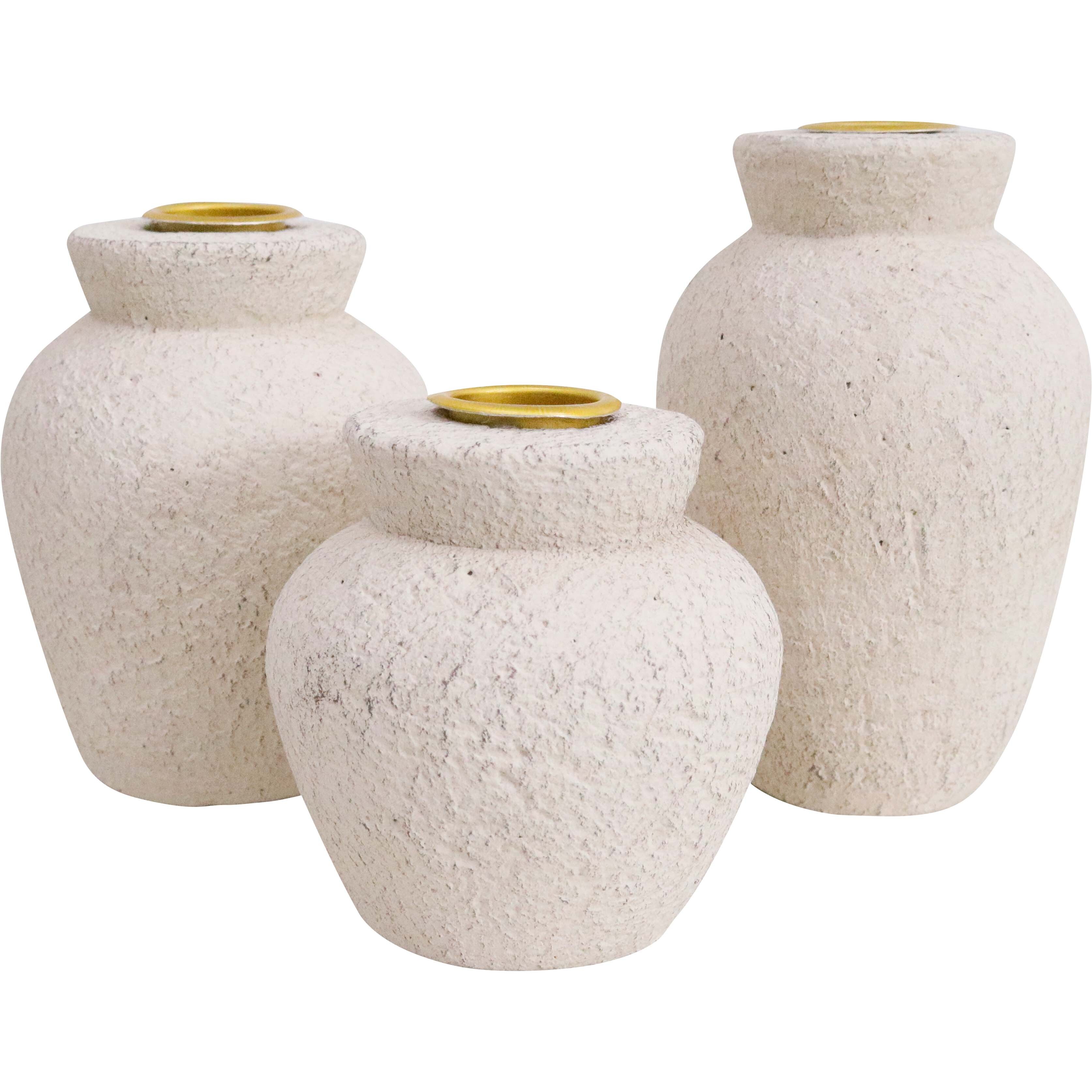 Candle Holders S/3 Urn