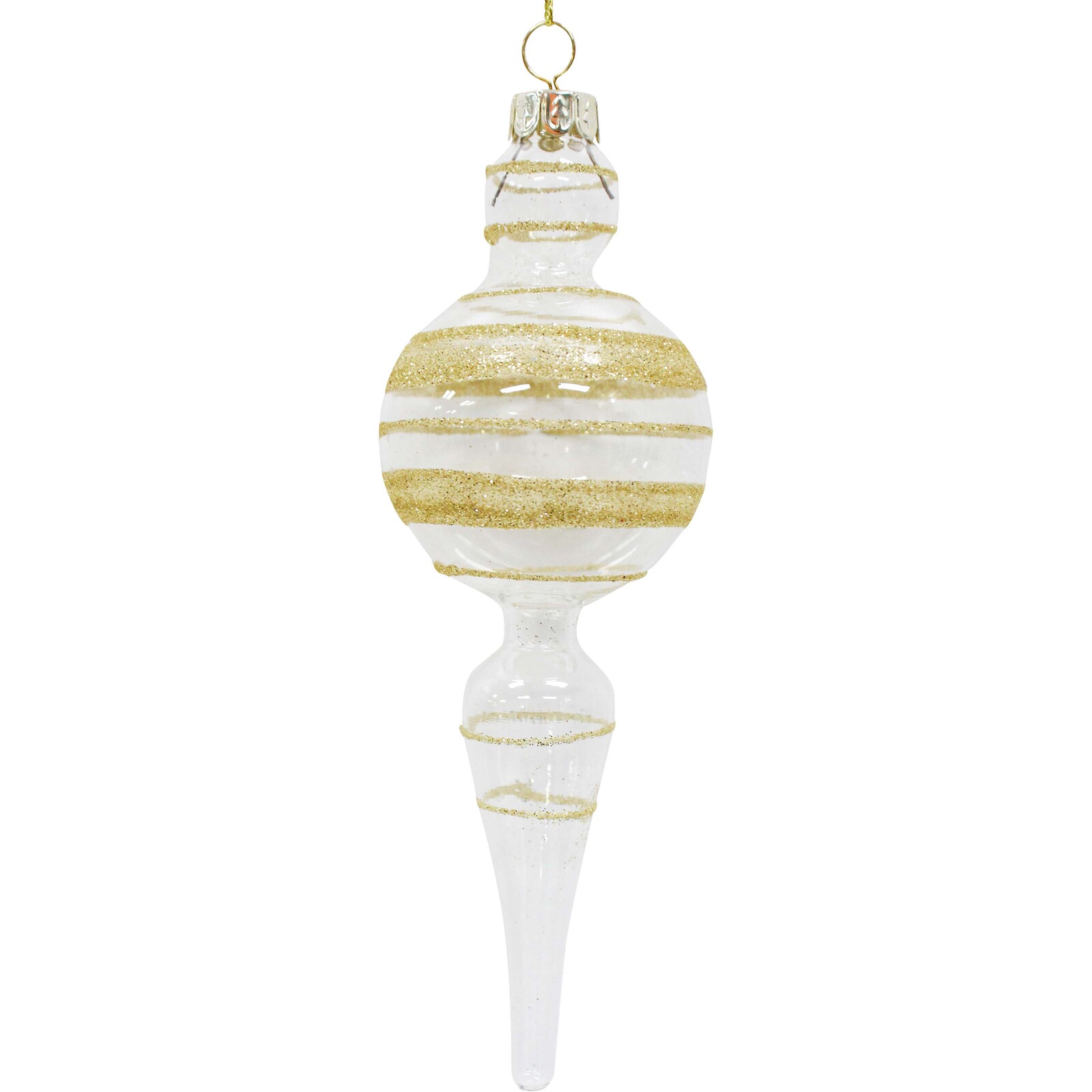 Glass Drop Ornament Stripe