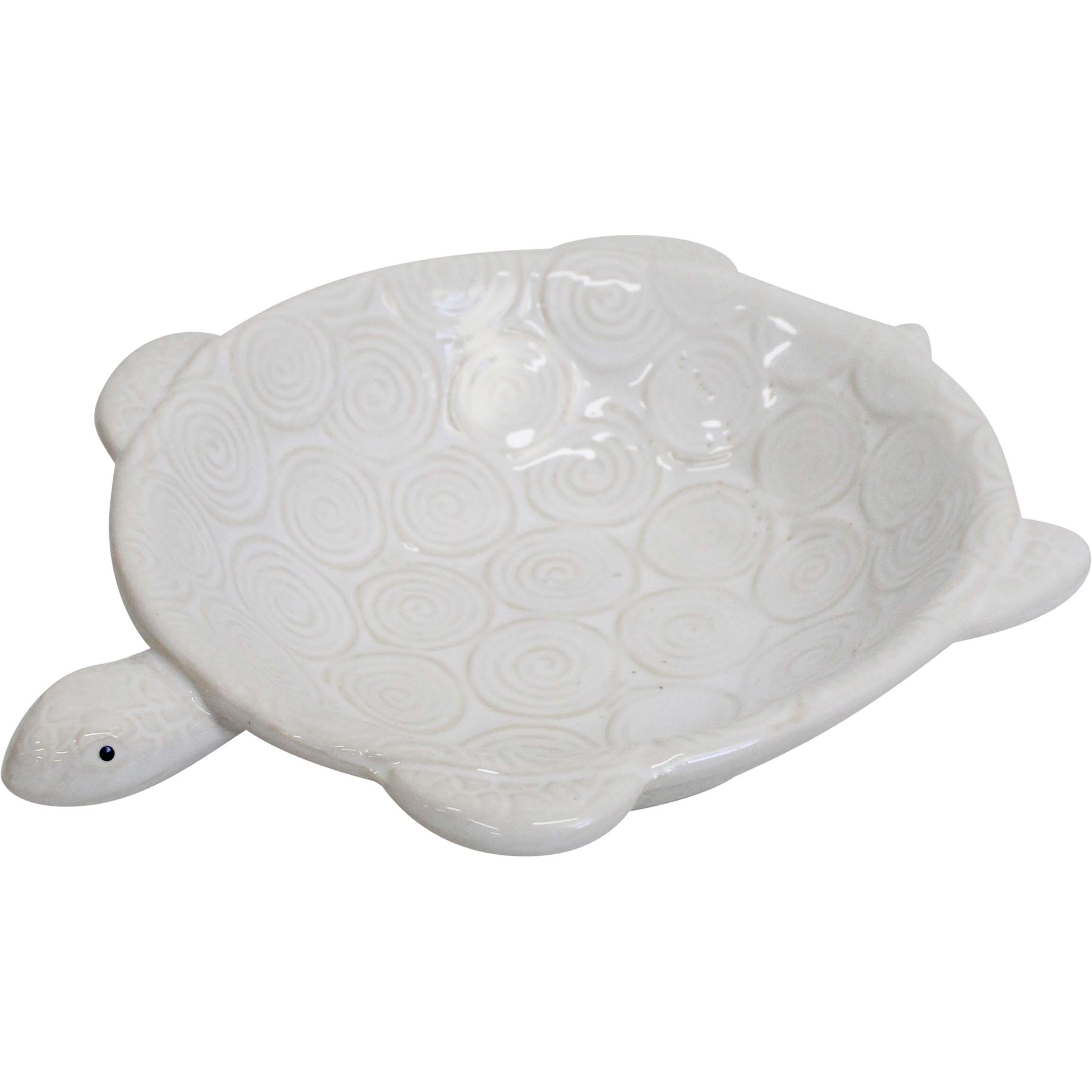 Turtle Plate Sml White