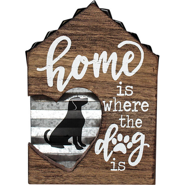 Sign Home Dog