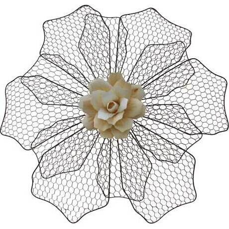 Wall Flower Mesh Corteza Lg