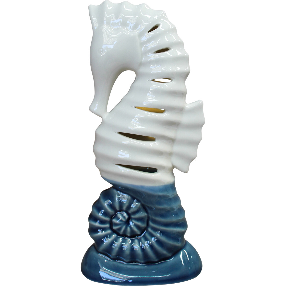 LED Seahorse Blue/ White