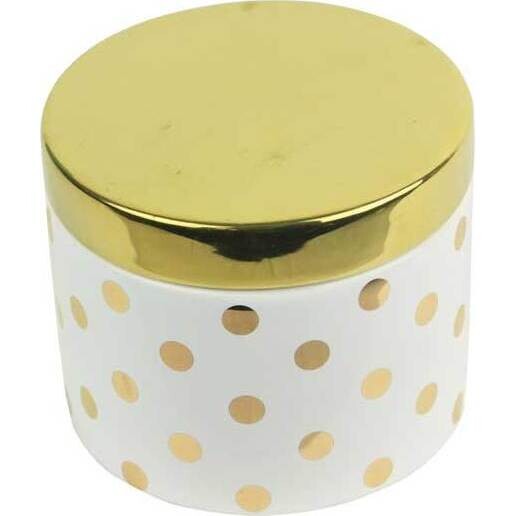 Box Gold Dot Round Large