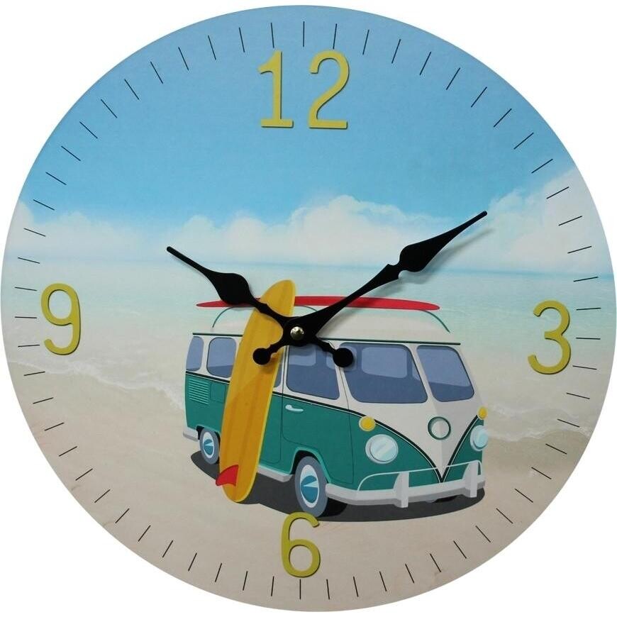 Clock Combi Beach 34cm