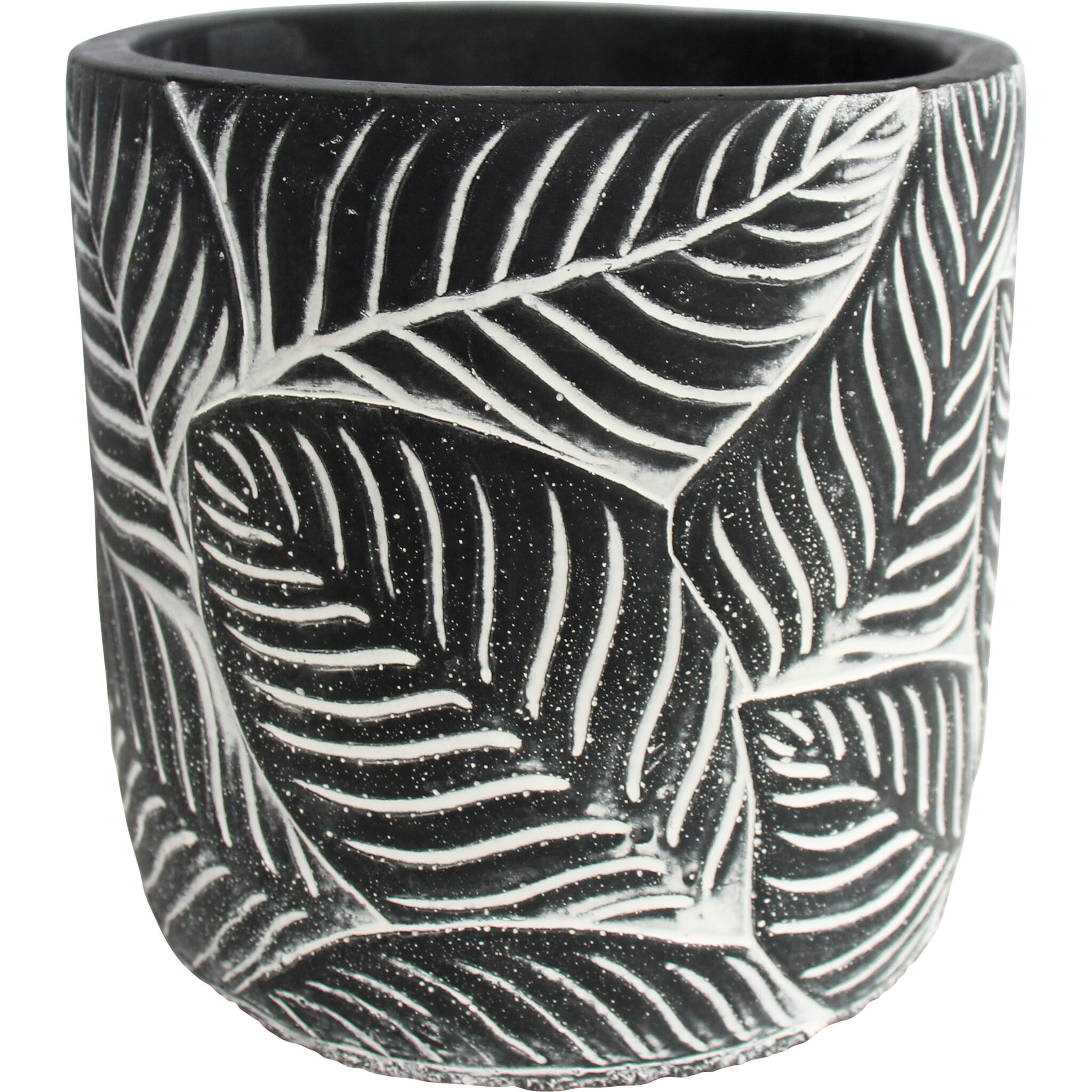 Planter Leaf Wrap Black