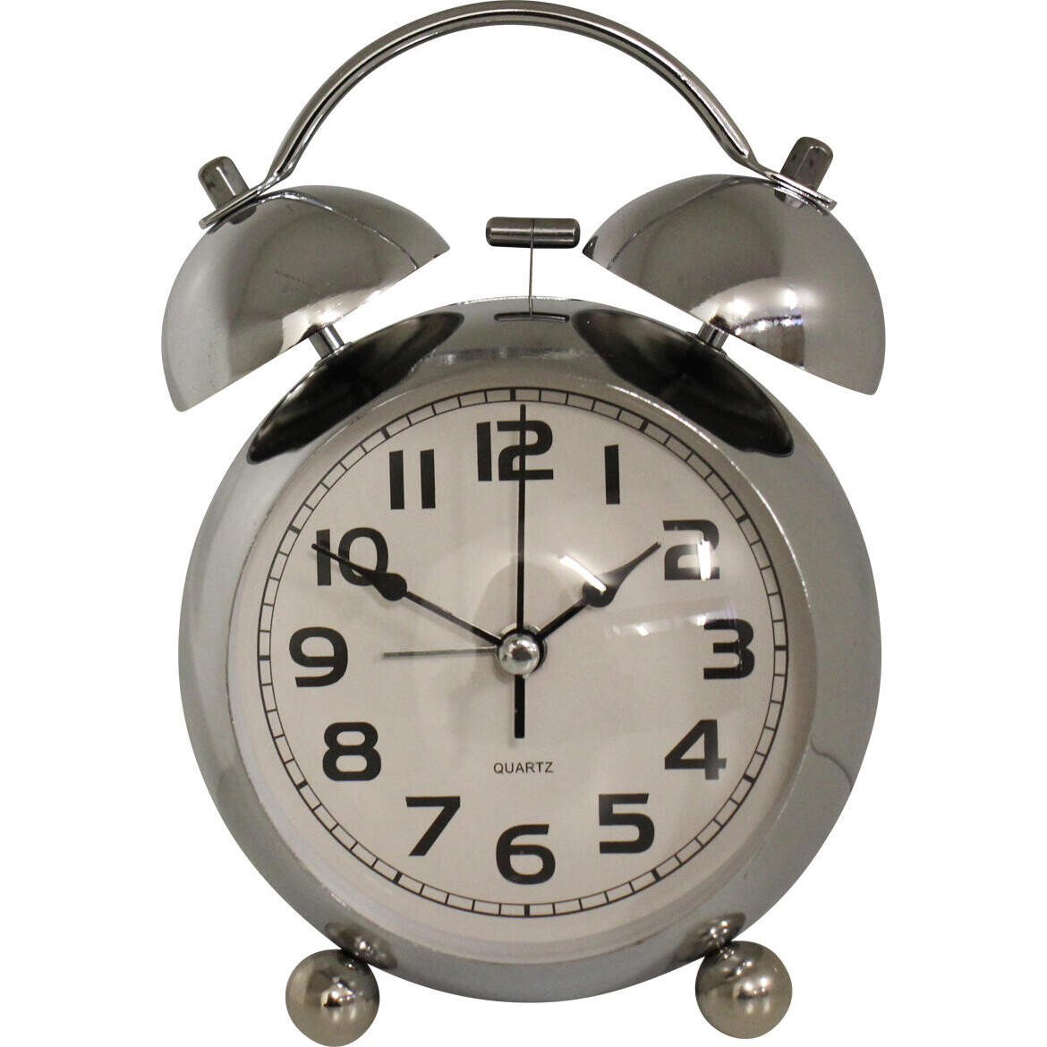 Clock Silver Lrg