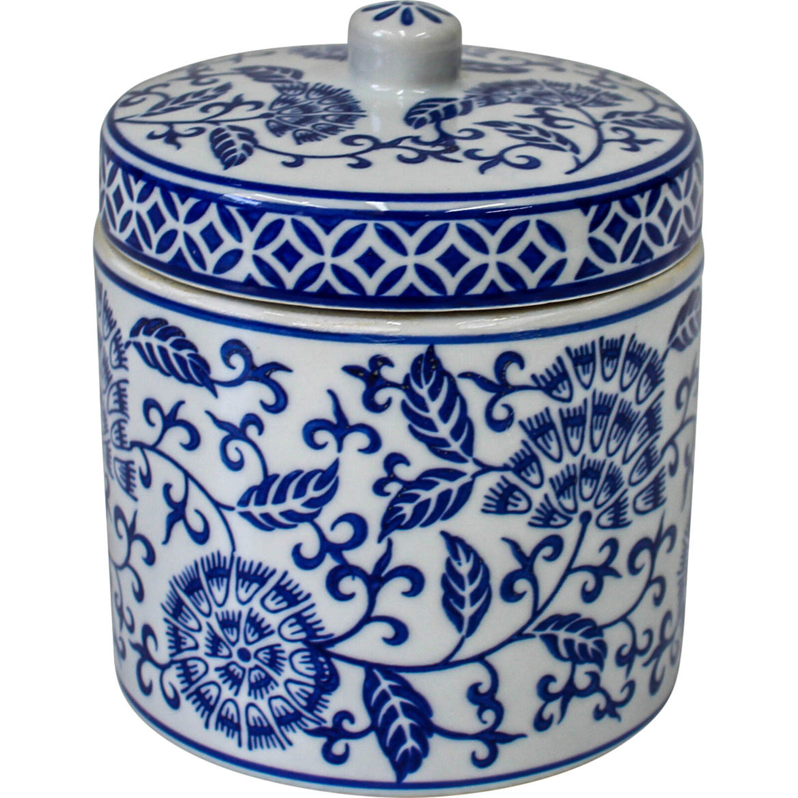 Jar Blue and White Tapestry