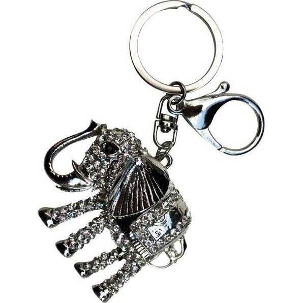 Keyring Clear Elephant