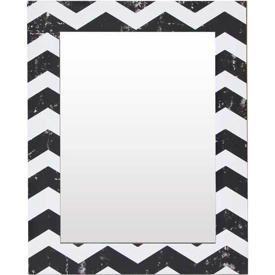 Mirror Charcoal Chevron