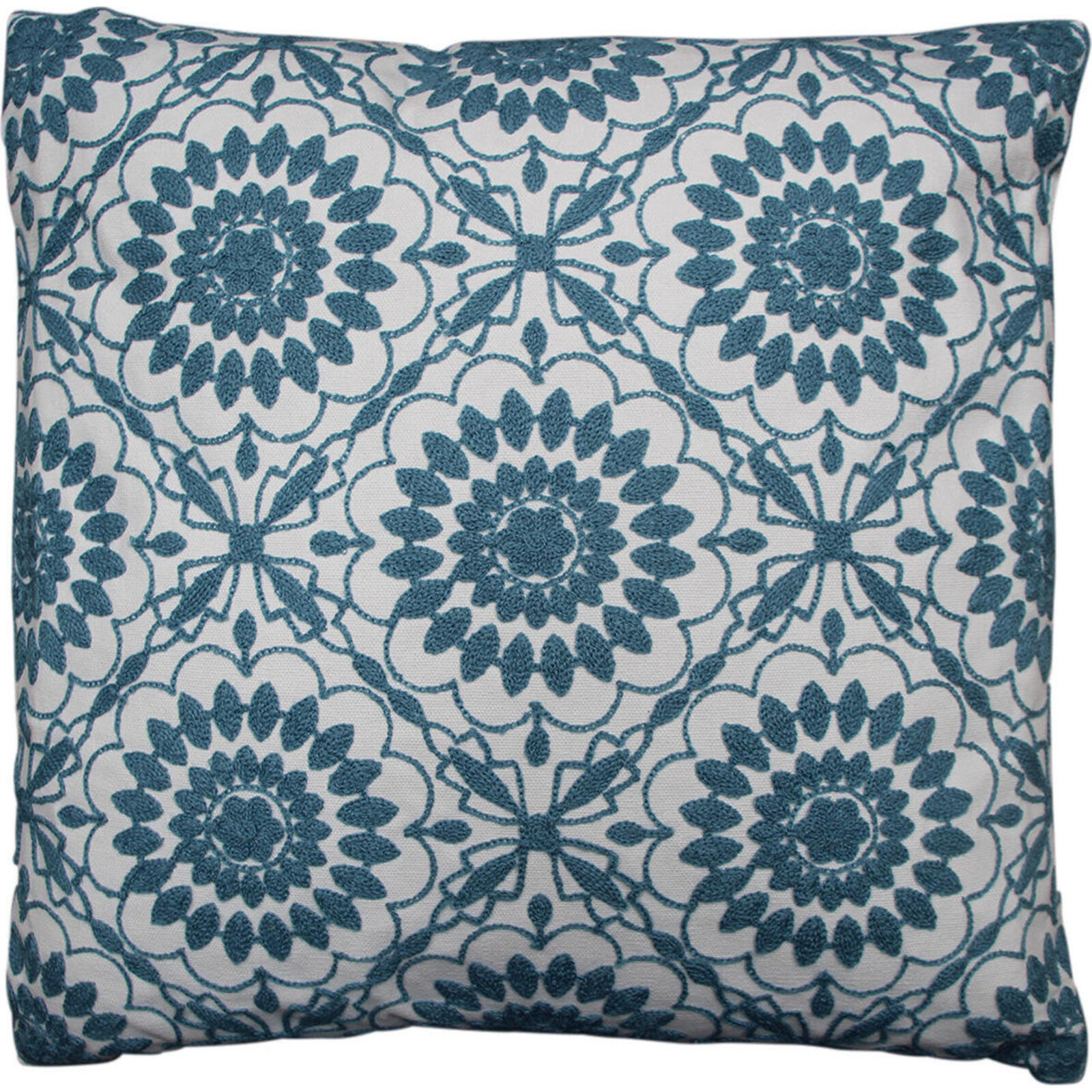Cushion Mandala Blue Embroid