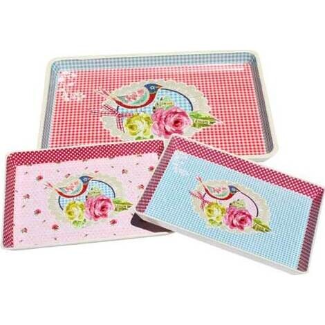 Trays - Modello Bird set 3