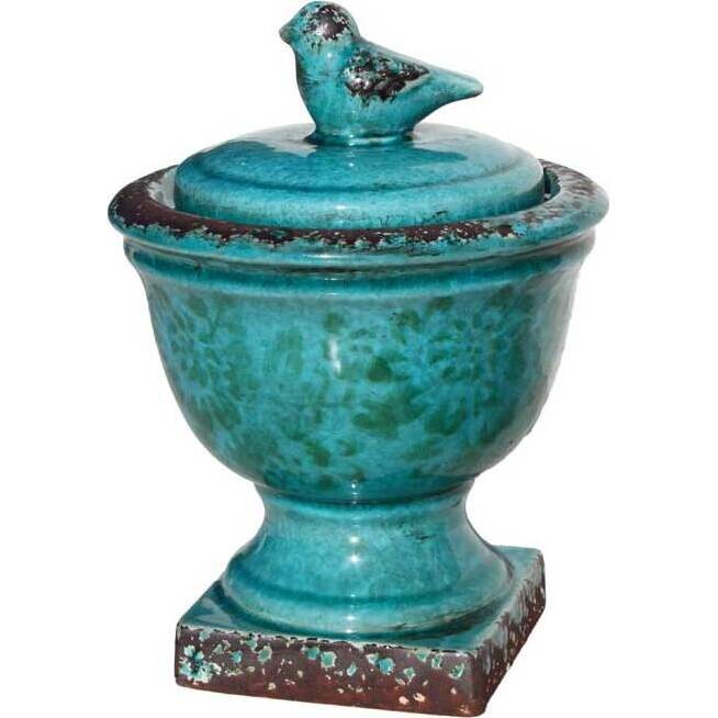 Urn Glaze Bird Sm