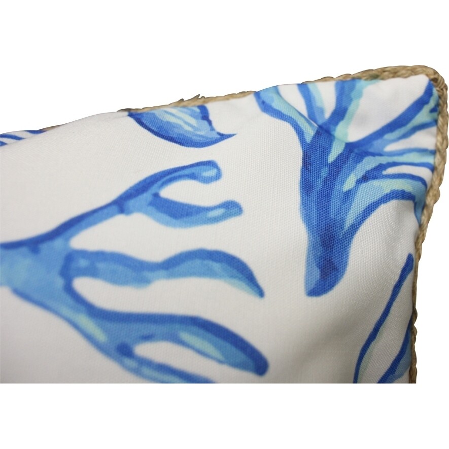 Cushion Blue Coral 60cm