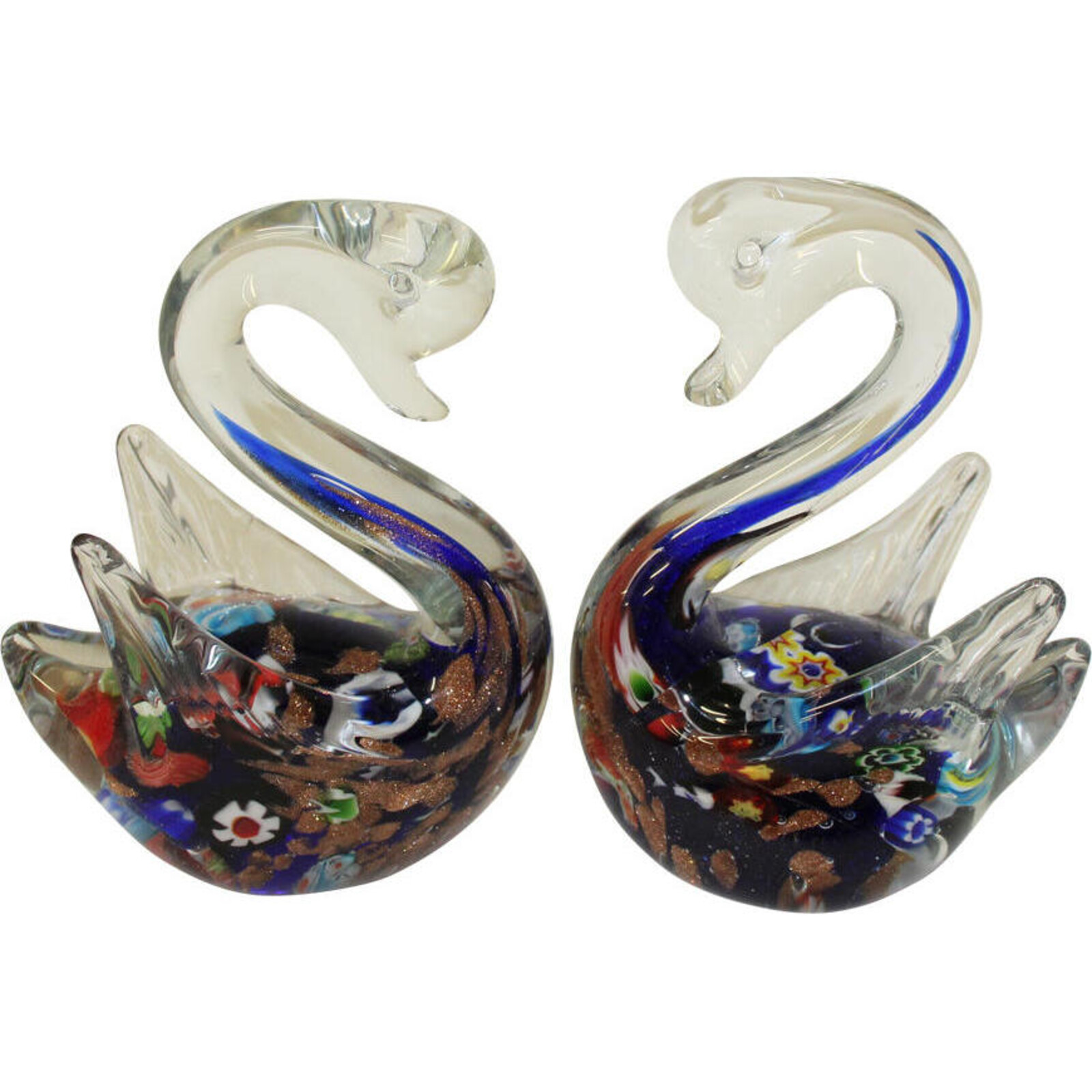 Glass Swans Millifuille S/2