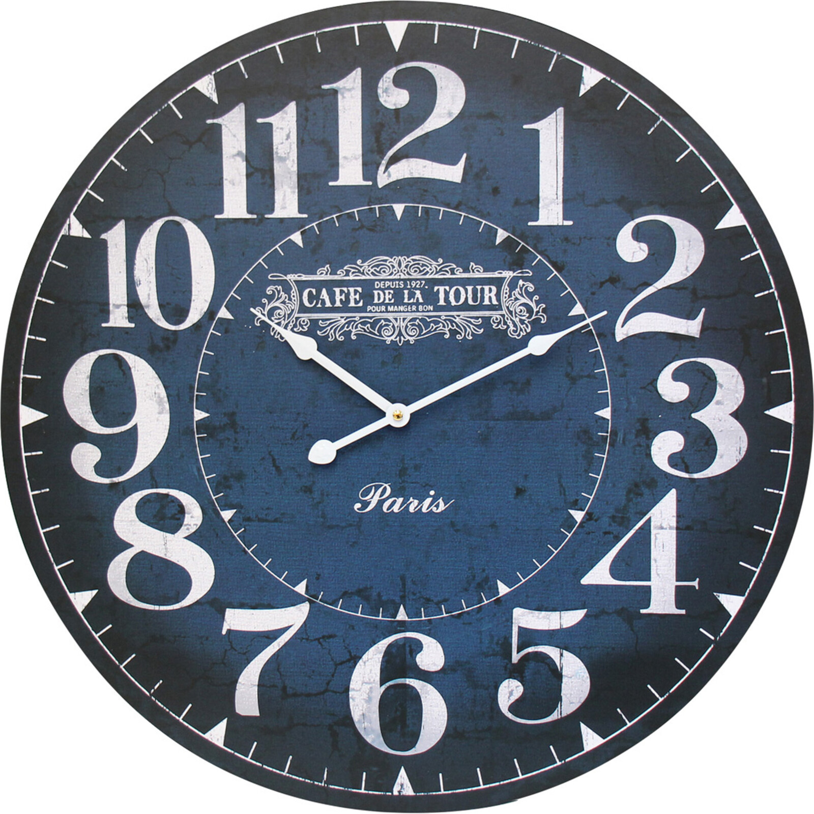 Clock De La Tour Navy 58cm
