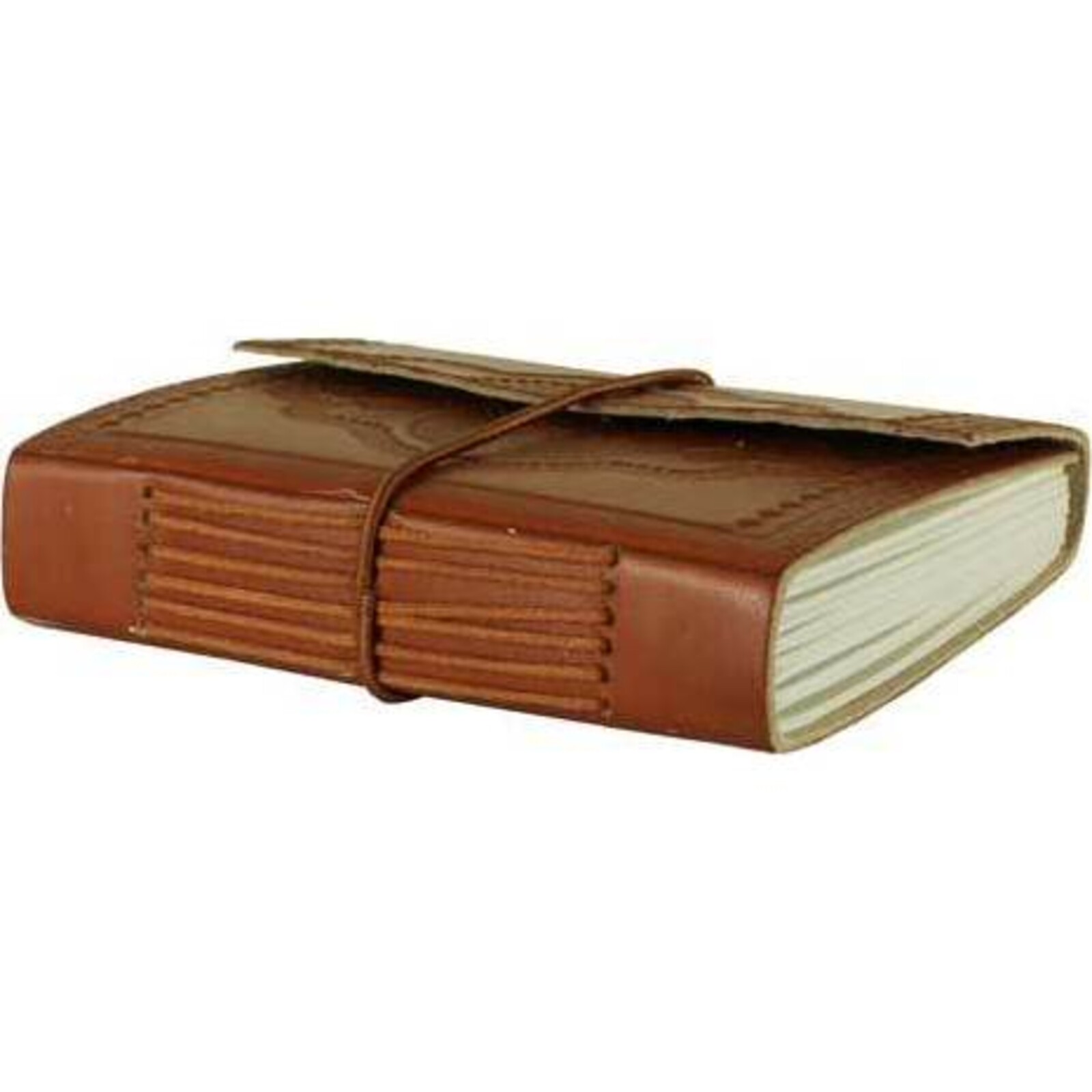 Leather Notebook Fold Long Medallion Small