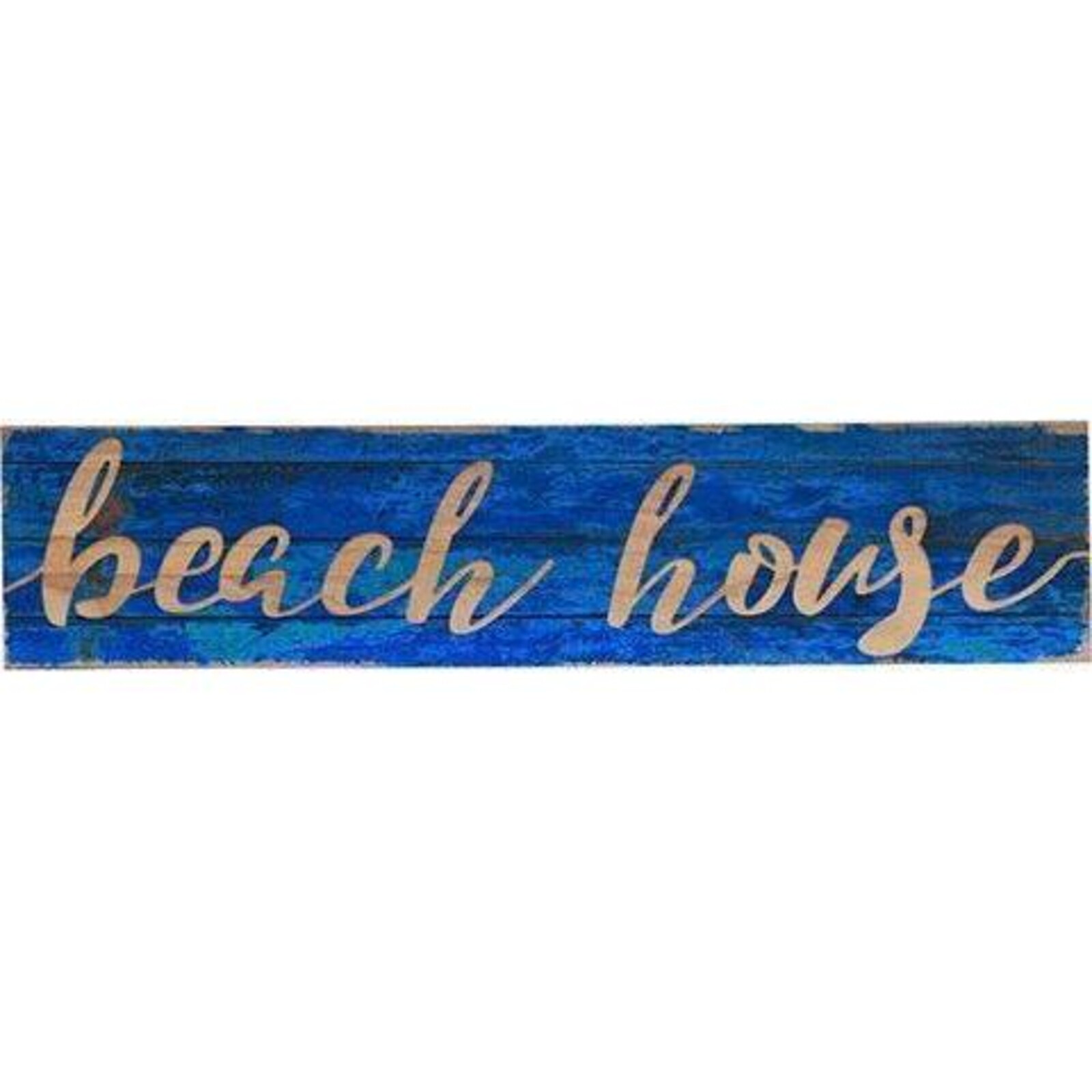 Sign Beach House Blue