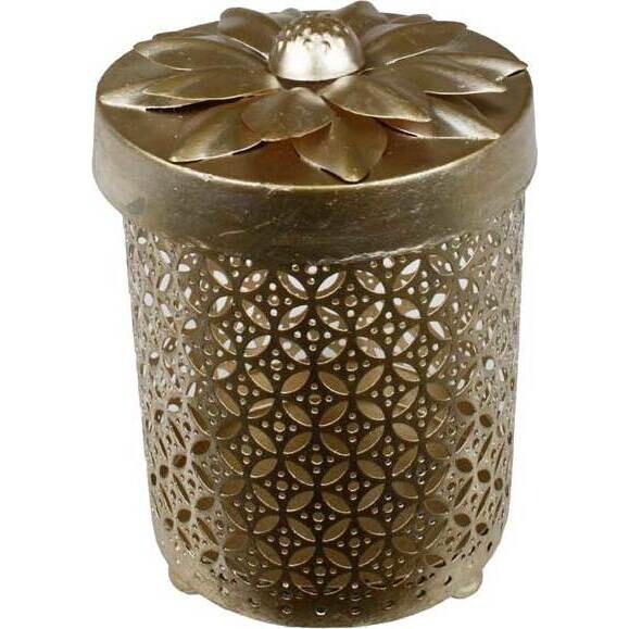 Metal Tin Fleur Small