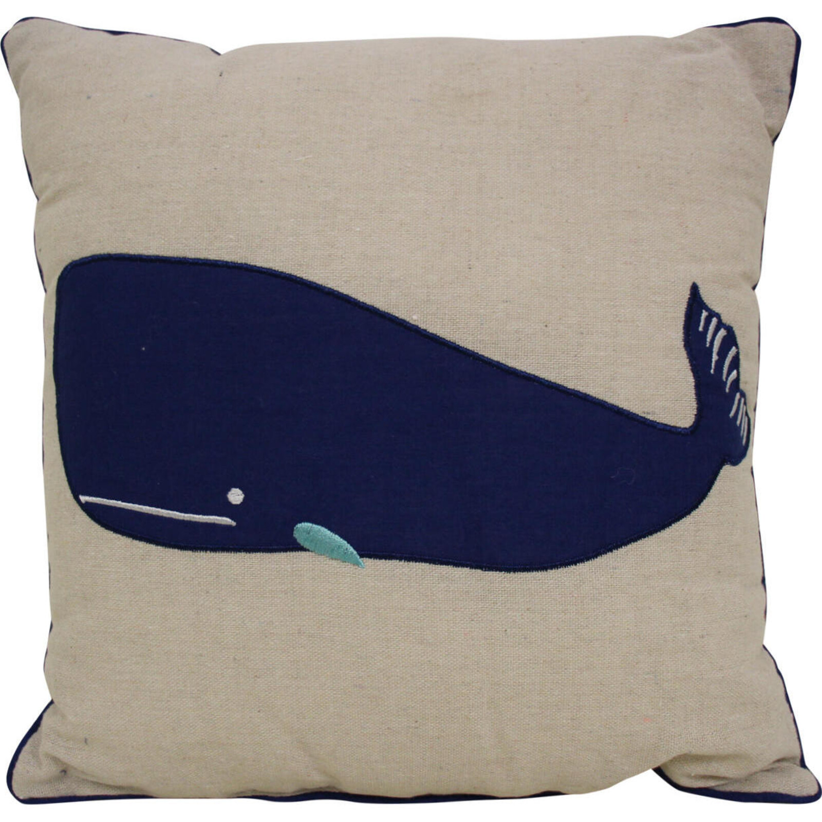 Cushion Navy Whale