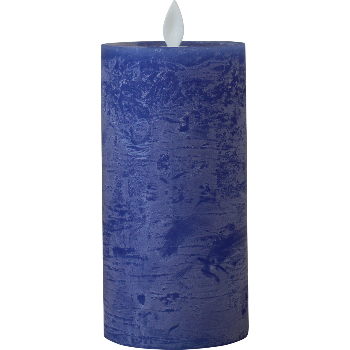 Flameless Candle Navy Lrg