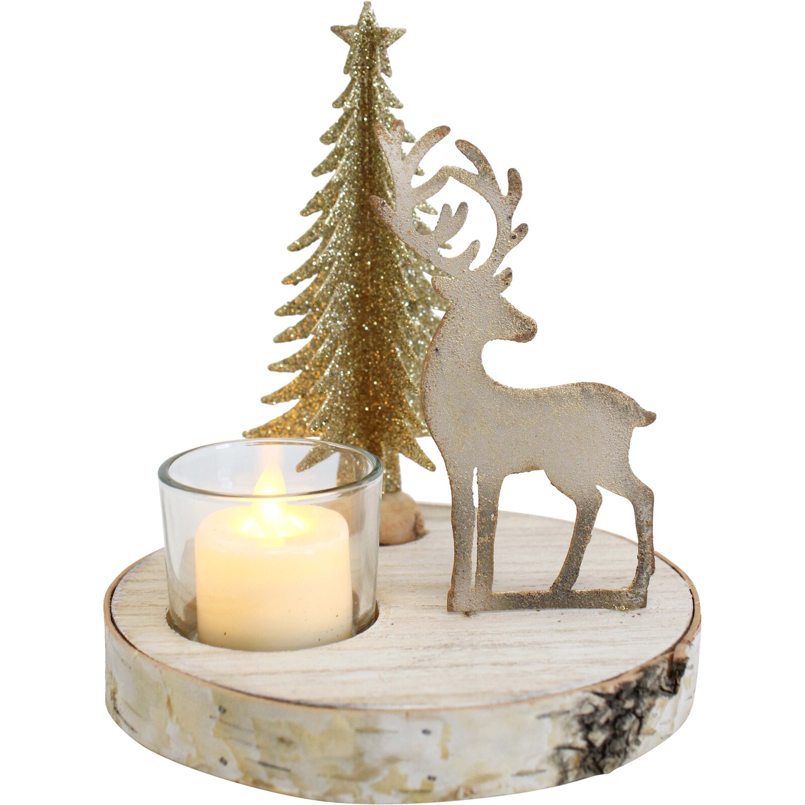 Reindeer/Tree Natural T/Light