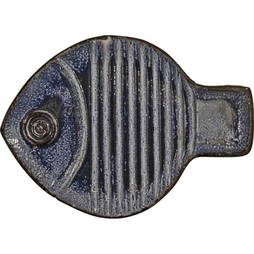 Plate Fish Indigo